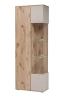 ASM-Moebel Wohnwand CATALINA Beige mit LED und Push-Click Bild 1