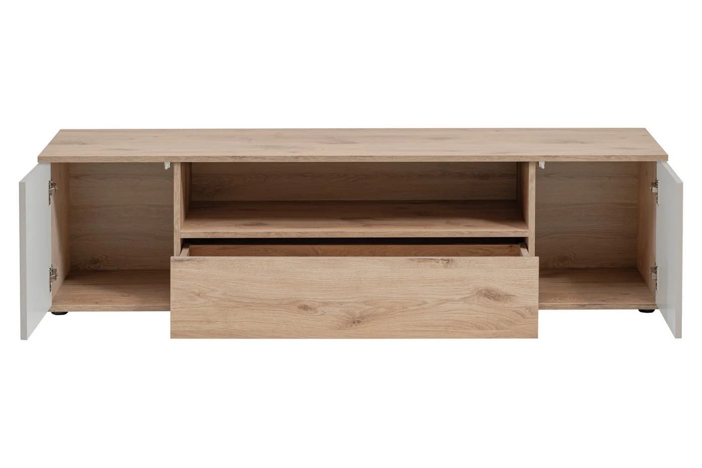 ASM-Moebel Wohnwand CATALINA Beige mit LED und Push-Click - Bild 4