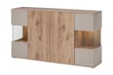 ASM-Moebel Kommode CATALINA mit Rillenfront und LED-Beleuchtung Bild 2