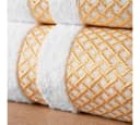 JESSIS TEX Handtuch Set EDEL Baumwolle mit Goldener Bordüre Bild 1