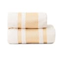 JESSIS TEX Handtuch Set EDEL Baumwolle mit Goldener Bordüre Bild 2