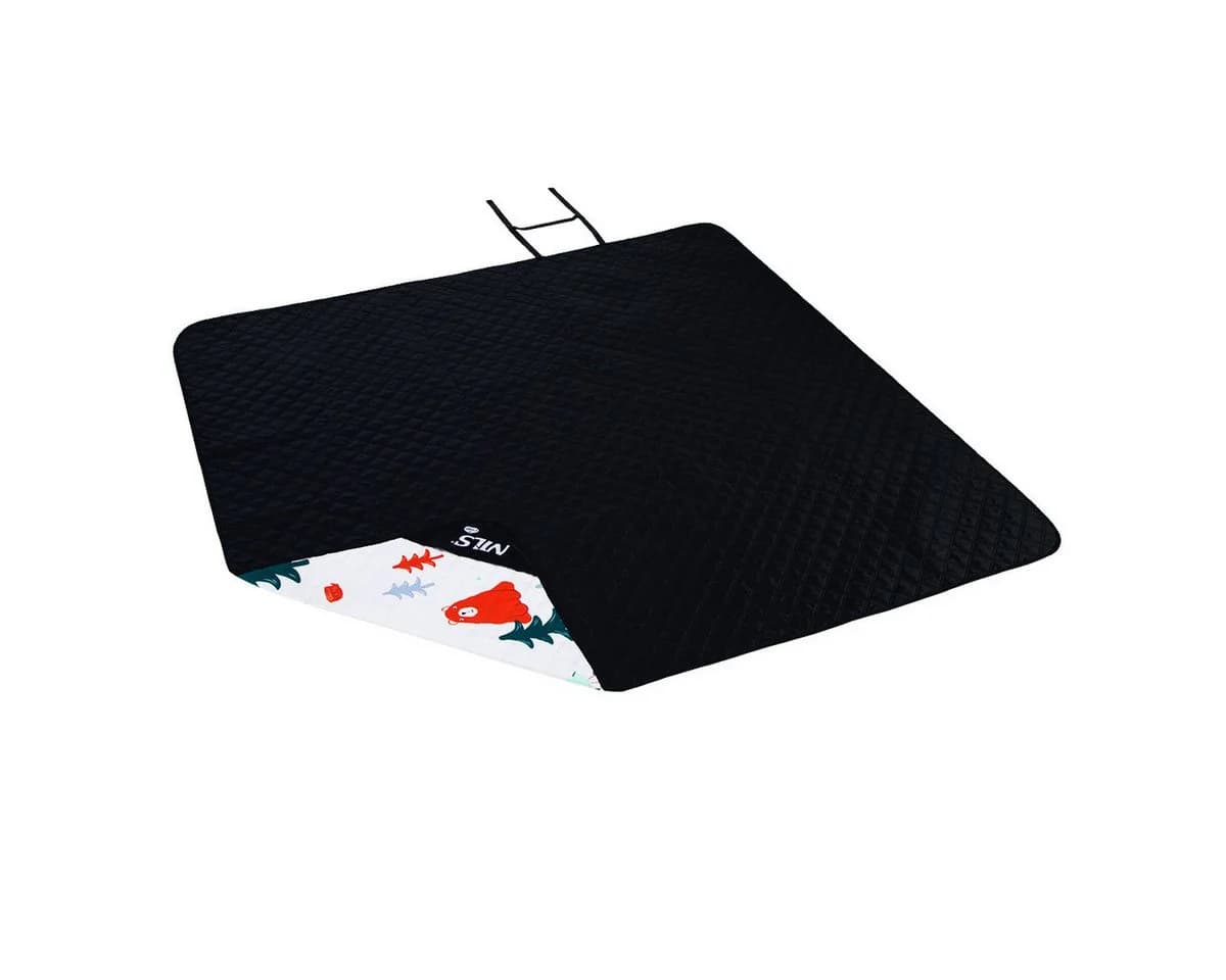 NILS CAMP Picknickdecke WALD 195x200cm Wasserdicht Outdoordecke - Bild 5