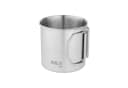 NILS CAMP Campingbecher Set 4-tlg. Edelstahl mit Faltgriff Silber Bild 3