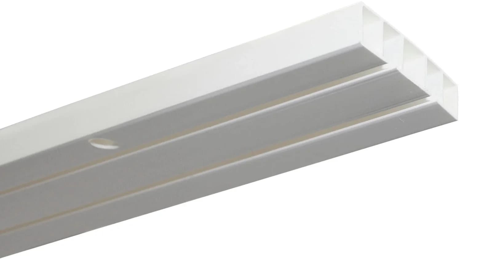 GARDINIA Vorhangschiene Slim Line Weiß Kunststoff 150cm - Bild 5