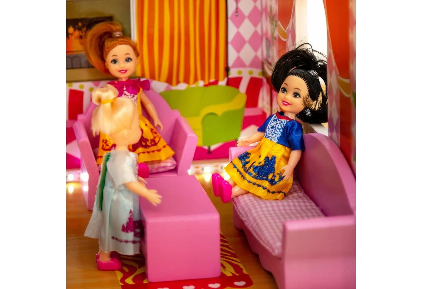 Kinderplay Dolls & Strollers Prinzessinnen Set 6-teilig Bunt - Bild 5