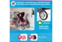 kinderplay Puppenbuggy Grau mit Verdeck und Schaumrädern Bild 1