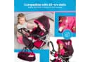 kinderplay Puppenwagen 3in1 höhenverstellbar Innen & Außen Tragetasche Bild 4