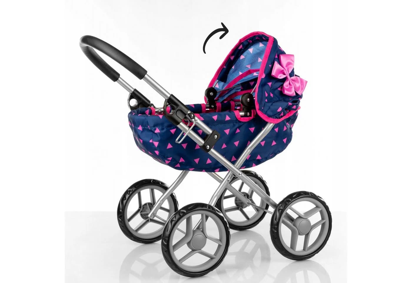 Kinderplay Dolls & Strollers Puppenwagen Gondel Leicht & Faltbar Rollenspiel für Kinder - Bild 4