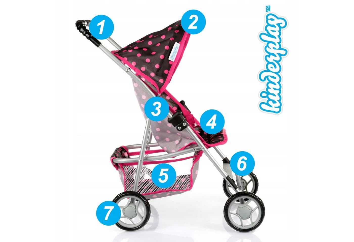 Kinderplay Dolls & Strollers Puppenbuggy Leicht Faltbar - Bild 4