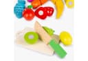 kinderplay Spielküche Holz Schneide Set Obst Gemüse Bunt Bild 5