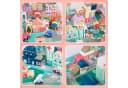 Kinderplay Dolls & Strollers Holzbausteine Stadt Set 115-tlg Lernspiel ab 3 Jahren Bild 4