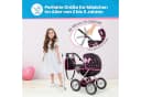 kinderplay Puppenwagen mit Tasche – verstellbar – Spielspaß ab 3 Jahren Bild 3