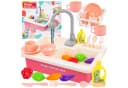 Kinderplay Dolls & Strollers Spielküche Spielküchen-Spülbecken Realistischer Wasserkreislauf Rollenspiel Kunststoff Bild 2