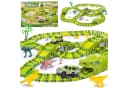 kinderplay Autorennbahn Dinosaurier Rennbahn 360 cm – flexibles Spielset Bild 2