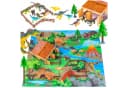 kinderplay Dino-Spielset mit Matte – 72-teilig Bild 2