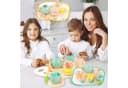 kinderplay Holz Tee-Set für Kinder – kreatives Rollenspiel – 15-teiliges Zubehör Bild 3