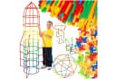 kinderplay Konstruktionsset 3D Röhrchen 800 Teile Bunt Steckspiel Bild 2