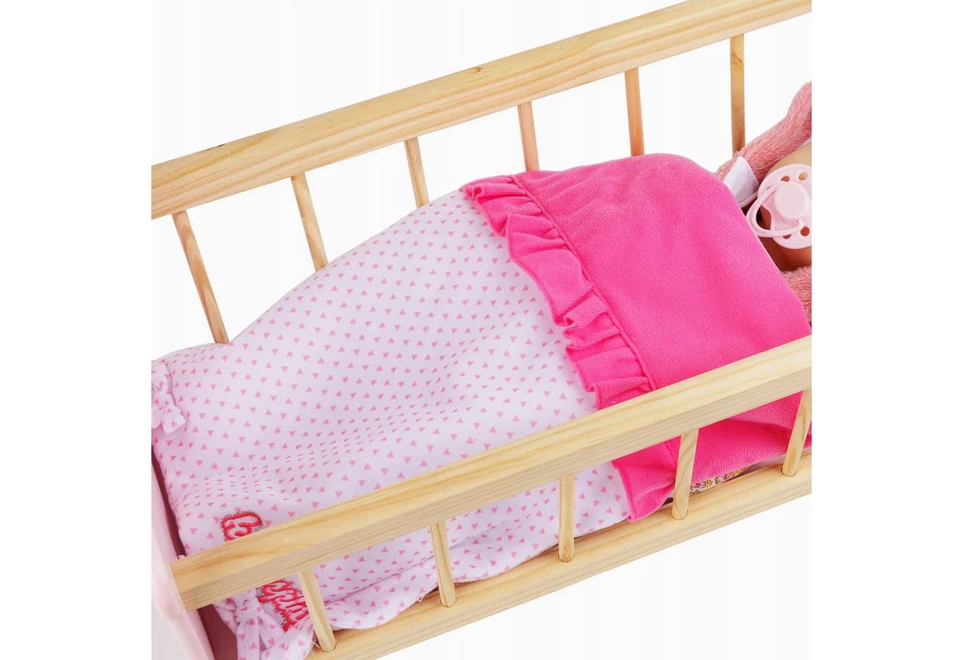 kinderplay Puppenbettwäsche-Set Kissen Decke 20-40cm - Bild 3