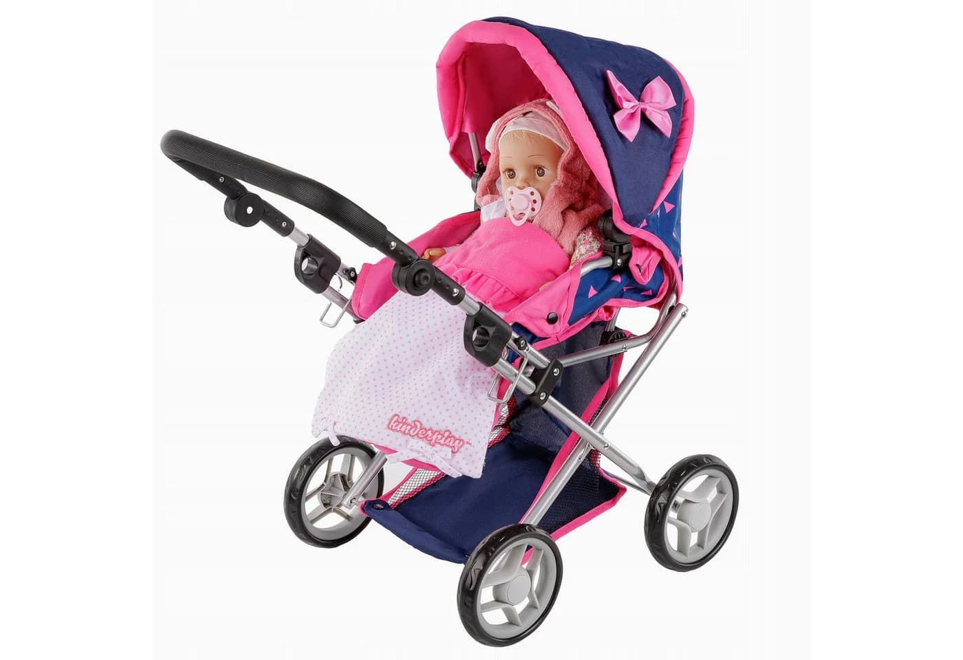kinderplay Puppenbettwäsche-Set Kissen Decke 20-40cm - Bild 4