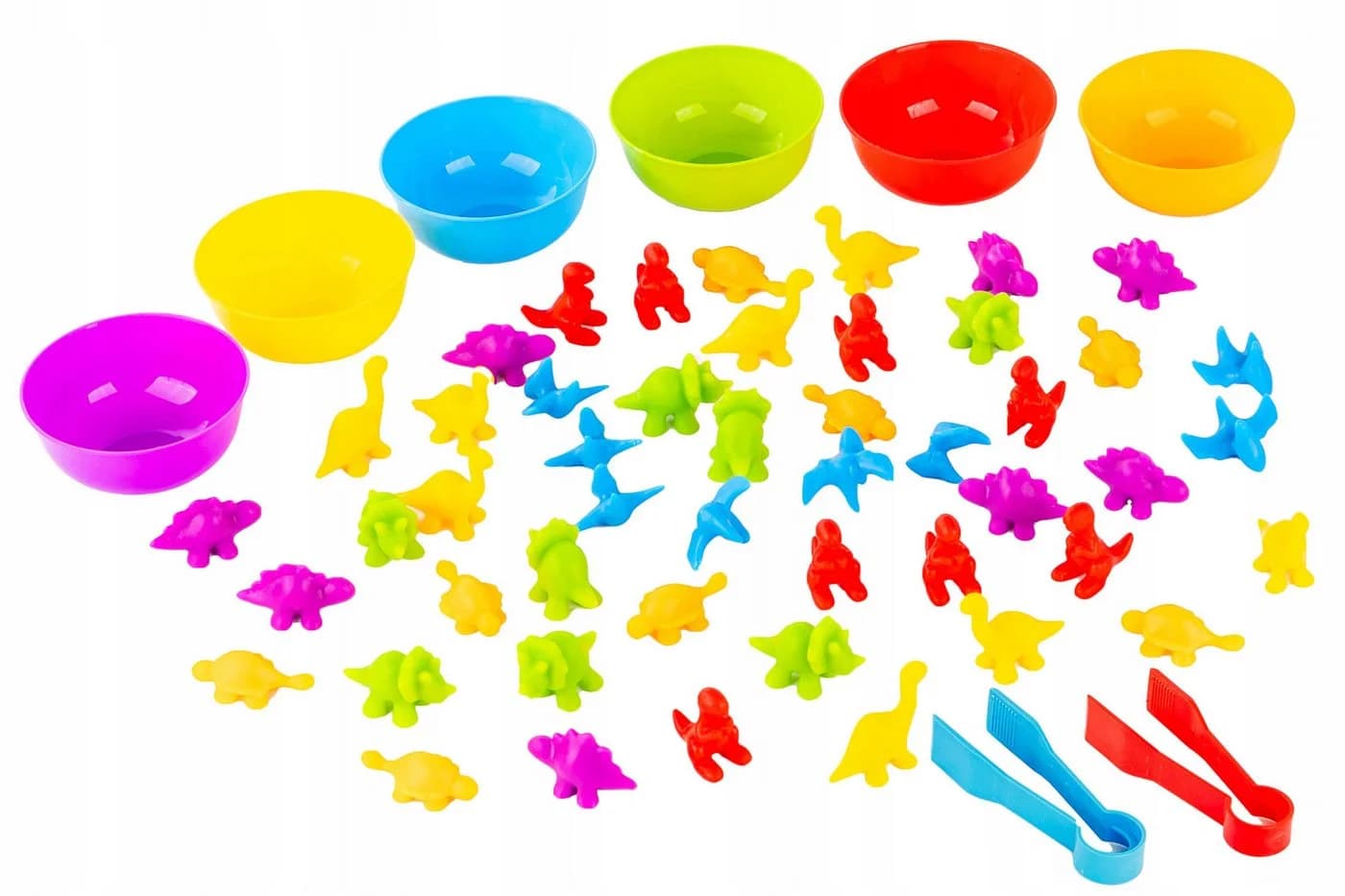 kinderplay Montessori Dinosaurier Lernspiel Farben Zählen - Bild 3