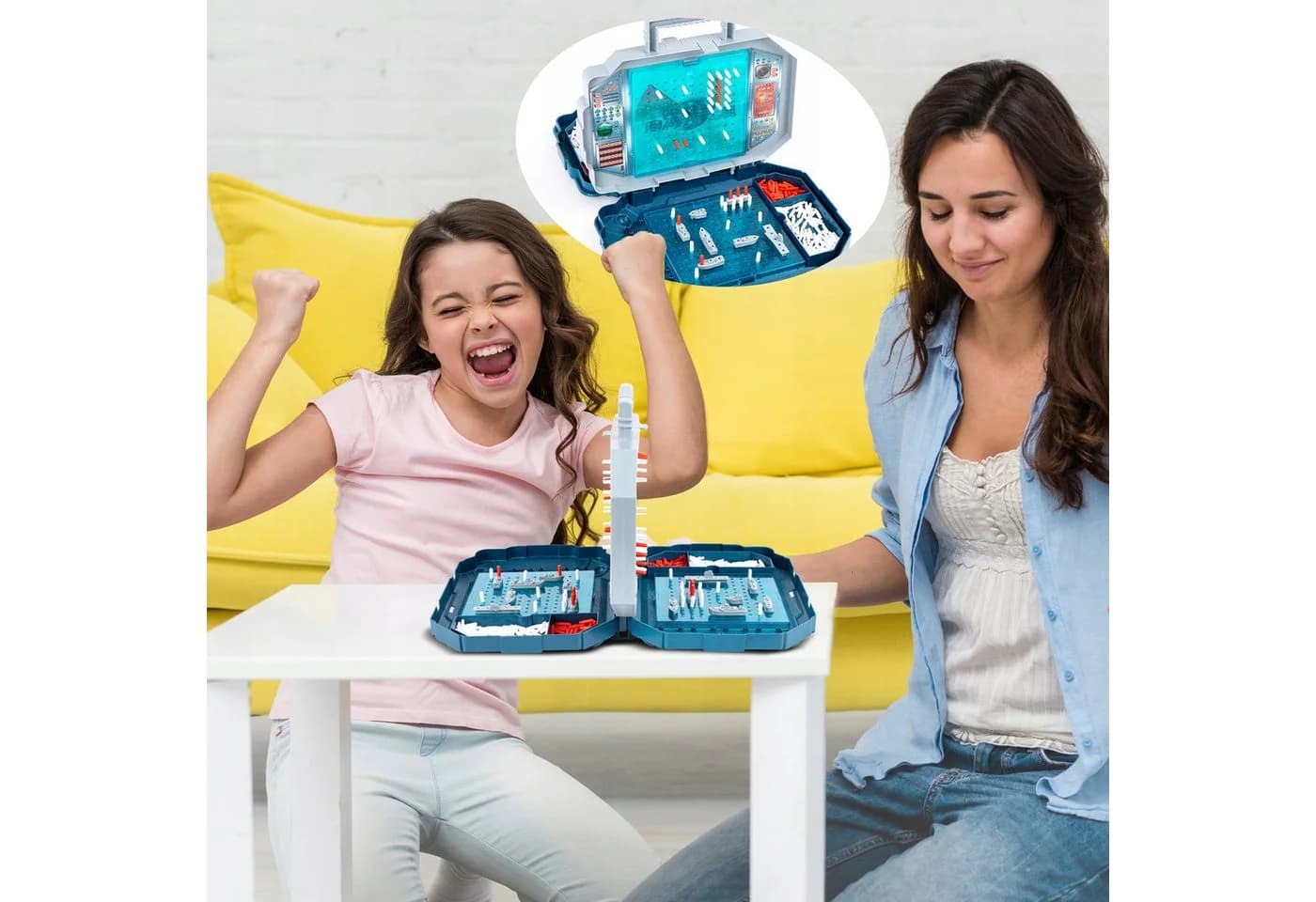 kinderplay Schiffe Versenken Koffer – Tragbares Strategiespiel für Kinder - Bild 4