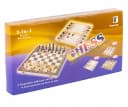 kinderplay 3-in-1 Holz Brettspiel Schach Dame Backgammon Bild 1