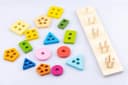 kinderplay Holz-Sortierpuzzle Montessori Lernspielzeug Bild 5