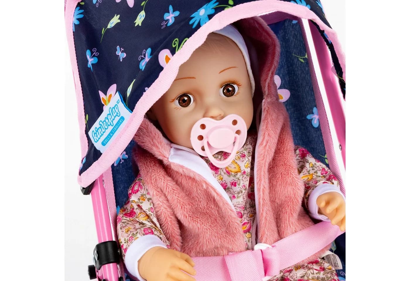 Kinderplay Dolls & Strollers Puppenbuggy Puppenwagen Buggy Leicht Klappbar - Bild 5