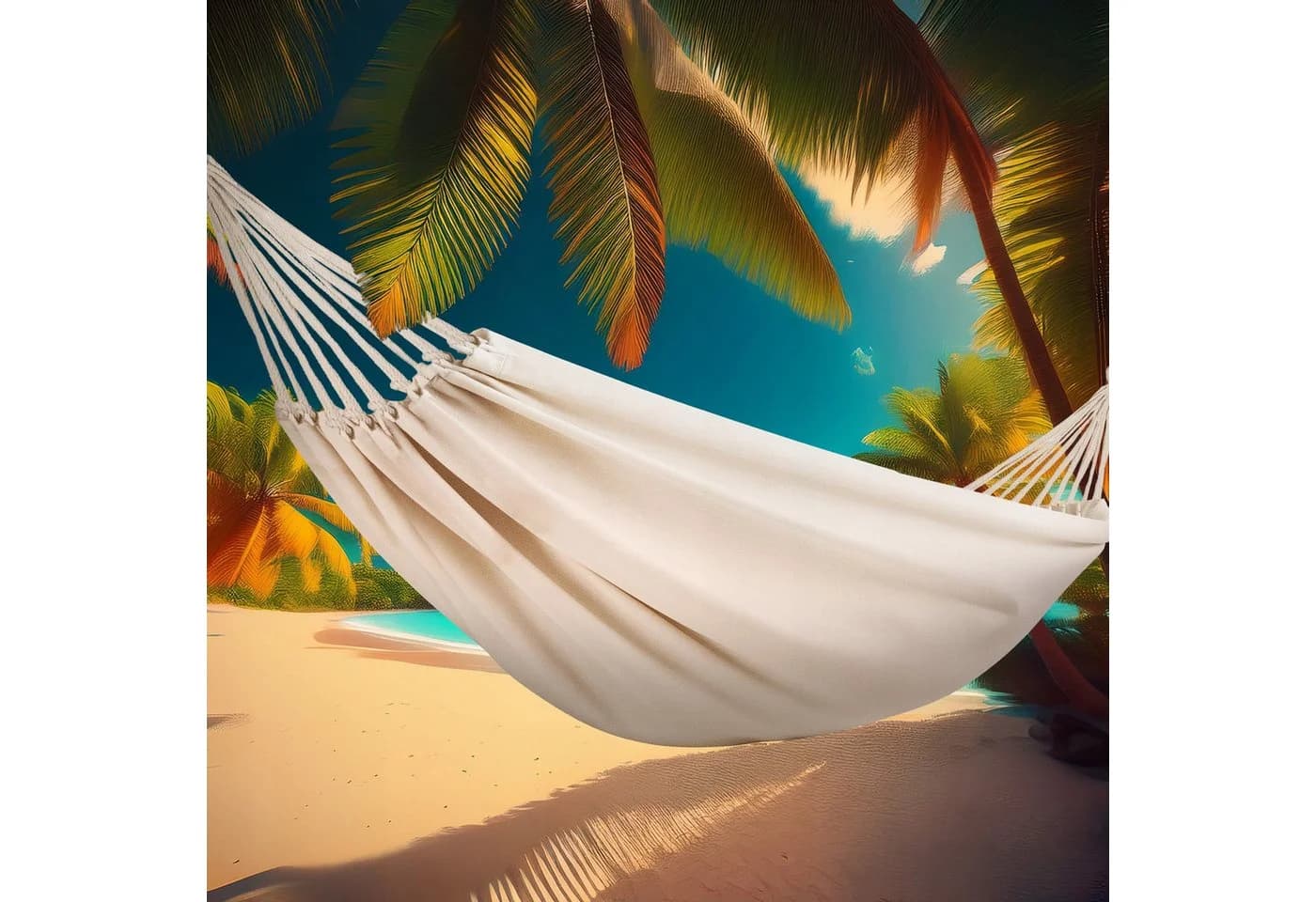 Campela Hängematte Boho 2-Personen Indoor Outdoor Beige - Bild 5