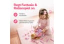 Kinderplay Dolls & Strollers Babypuppe MiMi mit Friseurset rosa sprechend Bild 5