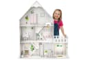 Green Series Puppenhaus Holz Groß mit LED-Beleuchtung und 27 Möbeln Bild 2