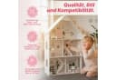 Green Series Puppenhaus Holz Groß mit LED-Beleuchtung und 27 Möbeln Bild 3