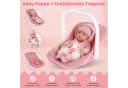 kinderplay Babypuppe mit Babytrage Rosa Bild 1