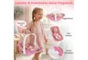 kinderplay Babypuppe mit Babytrage Rosa Bild 3