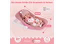 kinderplay Babypuppe mit Babytrage Rosa Bild 5
