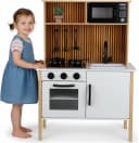 Green Series Spielküche Holzküche für Kinder mit Licht & Sound – Lernspiel – Zubehör-Set Holz Bild 2