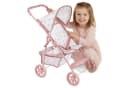 kinderplay Puppenbuggy Puppenwagen Buggy Leicht Faltbar Rosa Bild 2