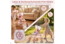 kinderplay Puppenbuggy Puppenwagen Buggy Leicht Faltbar Rosa Bild 4