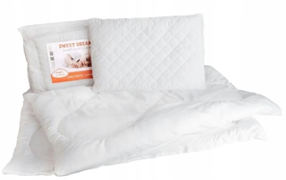 FARO pln Baby Bett-Set 2tlg. Weiß Bettdecke 100x135cm + Kissen 40x60cm - Bild 2