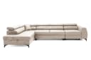 Muffo Ecksofa Piero maxi mit Schlaffunktion und Bettkasten Beige Bild 2