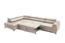 Muffo Ecksofa Piero maxi mit Schlaffunktion und Bettkasten Beige Bild 5