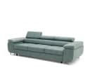 Muffo Sofa WILD 3 Grün mit Schlaffunktion und verstellbaren Kopfstützen Bild 1