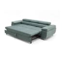 Muffo Sofa WILD 3 Grün mit Schlaffunktion und verstellbaren Kopfstützen Bild 3