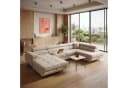 Muffo Ecksofa WILD U Beige U-Form mit Bettkästen Bild 2