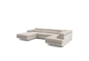 Muffo Ecksofa WILD U Beige U-Form mit Bettkästen Bild 5