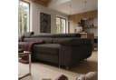 Muffo Ecksofa Alonzo Maxi L-Form Braun Chenille Schlaffunktion Bild 3