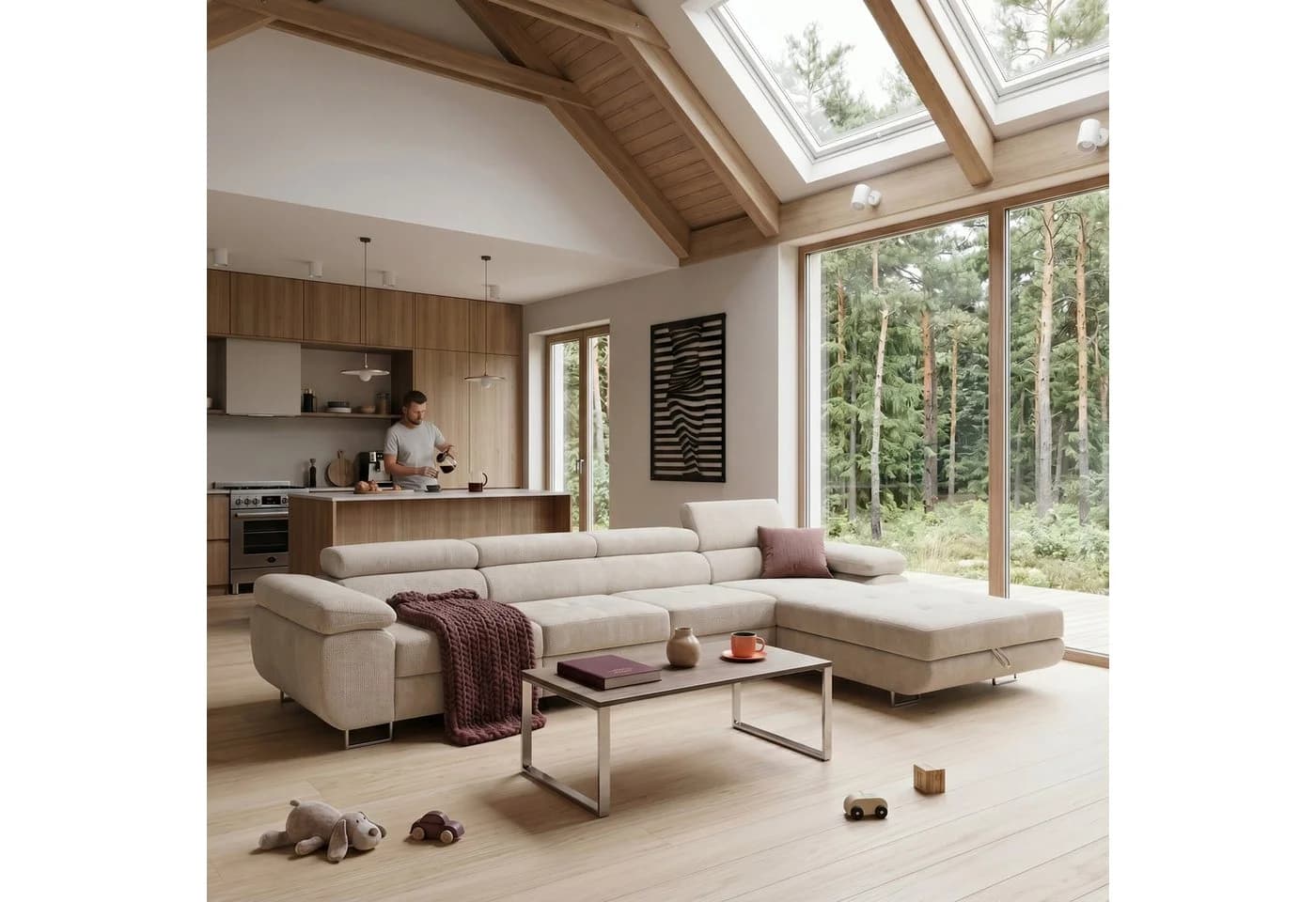 Muffo Ecksofa Alonzo Maxi mit Schlaffunktion - Bild 2