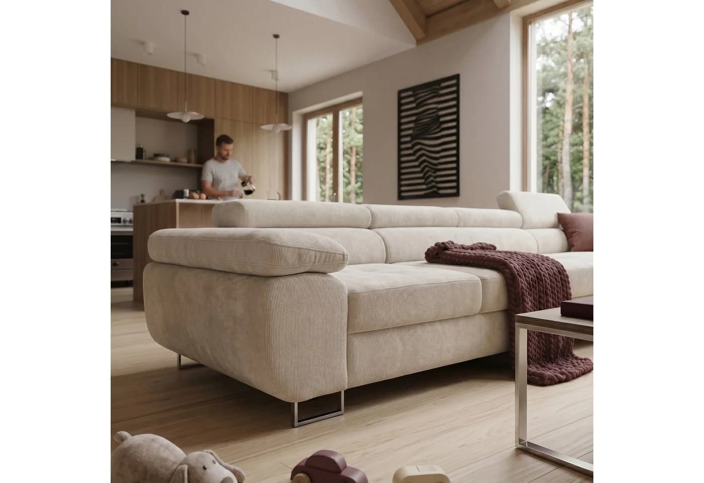 Muffo Ecksofa Alonzo Maxi mit Schlaffunktion - Bild 3