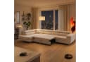 Muffo Ecksofa Wild Maxi Beige mit Schlaffunktion & Bettkasten Bild 1