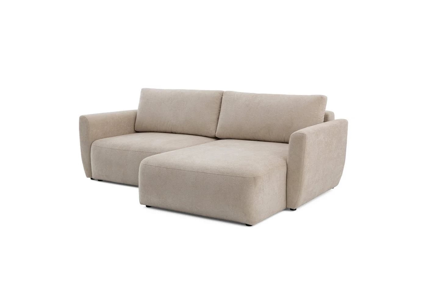 Muffo Ecksofa Bella Beige mit Schlaffunktion und Bettkasten - Bild 5